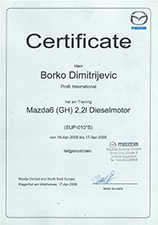Mazda sertifikovani serviser