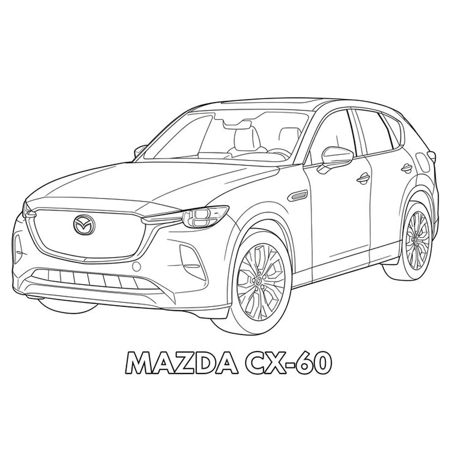 Mazda CX-60 (skica modela)