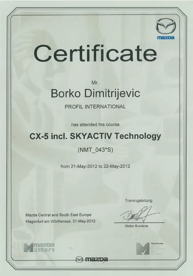 CX-5 sa Skyactiv tehnologijom — 2012.