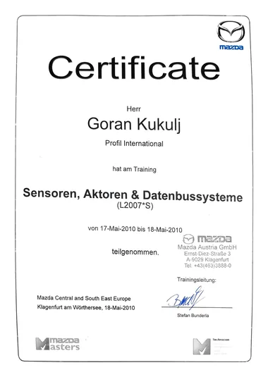 Senzori, aktuatori i data-bus sistemi — 2010.