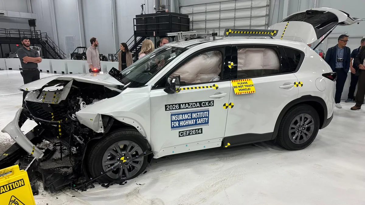 Mazda CX-5 na IIHS kraš testu